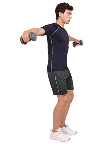 Image of WMX Men's Compression Shirts Athletic Short Sleeve Quick Dry Base-Layer Workout Running T-Shirt Sports Active Fitted Tops