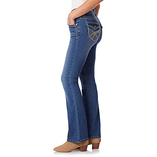 WallFlower Women's Luscious Curvy Bootcut Mid-Rise Insta Stretch Juniors Jeans (Standard and Plus)3