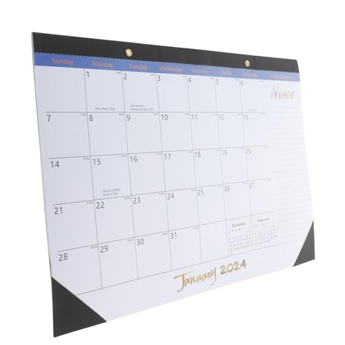 Operitacx English Wall Calendar Minimalist Desktop Planner Yearly Overview Chic