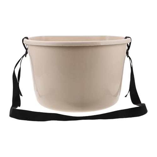 DIYEAH Fruit Picking Bucket: Multi-Purpose Fertilizer Dispensing Bucket Plastic Fertilizer Spread Container Strawberry Berry Picking Pail For Gardener