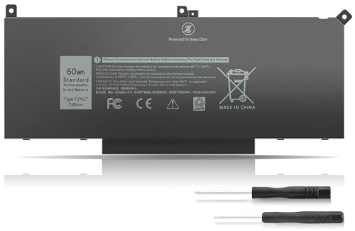 7480 F3YGT 2X39G 60WH Laptop Battery for Dell Latitude 12 7000 7280 7290 13 7000 7380 7390 P29S002 14 7000 7480 7490 E7280 E7480 E7490 E7290 E7380 Battery fits Dell 453-BBCF 451-BBYE KG7VF DM3WC DM6WC