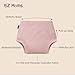 EZ Moms 6 Packs Toddler Potty Training Underwear for Girls 6 Layer Reusable Toddler Training Underwear 2T-3T Strong Absorbent Thick Padded Panties Kid Confident Pee Pants with Potty Sticker Chart