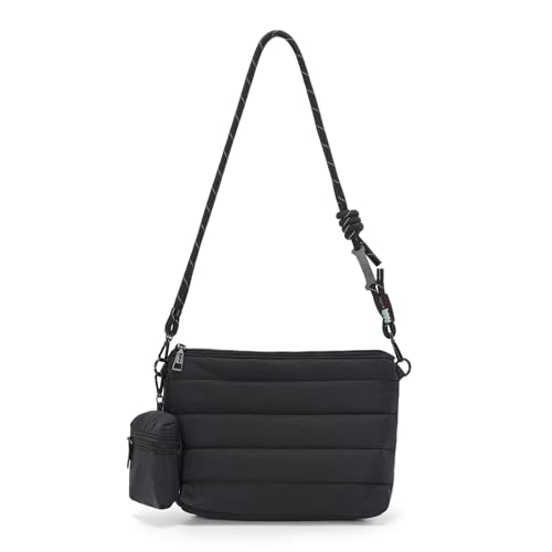 Acuario bolso cruzado para mujer tipo bolso tote acolchado miniatura 1