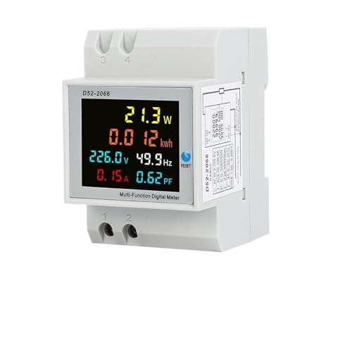 Compteur rail DIN AC 40V-300V 100A ampèremètre voltmètre multifonction