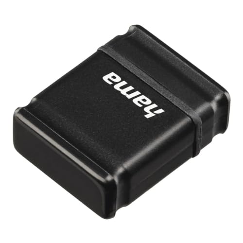 Hama | Pendrive USB 2.0 de 16 GB, Memoria USB-A de 10 MB/s, Negro