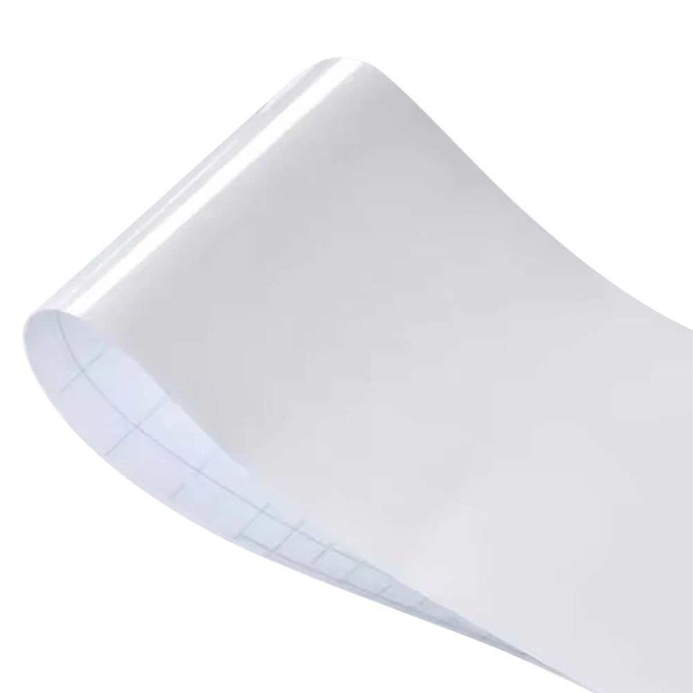 Bande adhésive amovible 5mx12cm autocollante imitation bois beige pour plinthes et portes