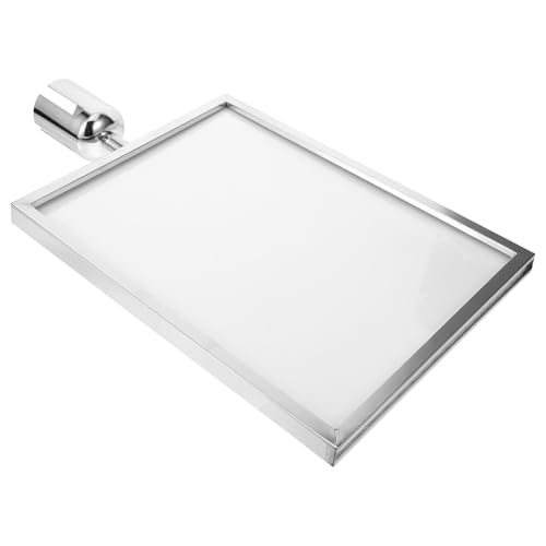 VALICLUD Porta Carteles para Barreras de Seguridad y Cinturones Retráctiles, Soporte para Señalización en Postes, Adecuado para Aeropuertos y Zonas de Control de Accesos, Diseño Simple y