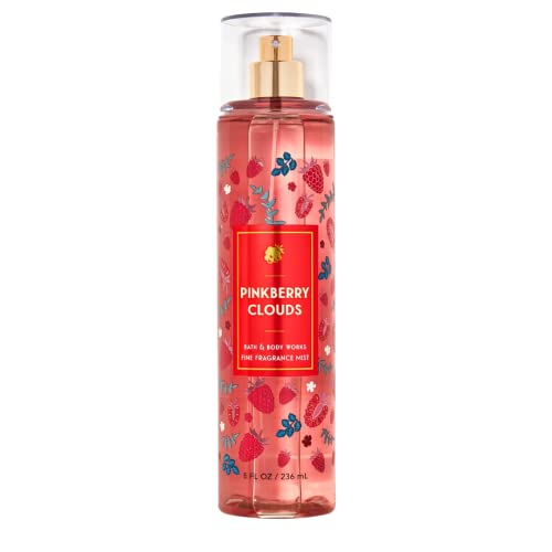Bath & Body Works Pinkberry Clouds Signature Collection Fragrance Mist 8 Fl Oz (Pinkberry Clouds)