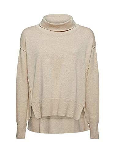 ESPRIT 091cc1i304 Maglione, 274/Beige 5, S Donna
