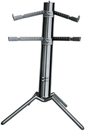 K&M Double Keyboard Stand, Spider Pro - Black 18860-000-35