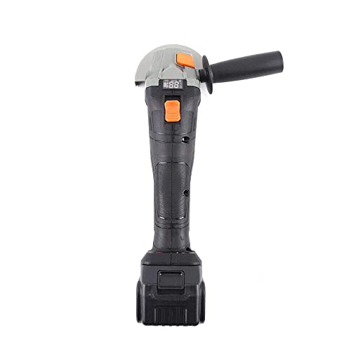 Winkelschleifer, 8000 U/min Akku-Elektro-Winkelschleifer mit Akku und Ladegerät zum Schneiden und Polieren von Metall, Holz, Kunststoff – Bild 3