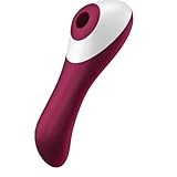 Satisfyer Dual Crush, 2:1 Vibrator + Druckwellentoy, 2 Motoren, beidseitig verwendbar, Sexspielzeug für Frauen
