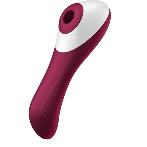 Satisfyer Dual Crush 2:1 Vibrator + Druckwellentoy für Frauen | 2 Motoren für tiefe Vibrationen und Stimulation | Sex-Spielzeug für Erwachsene