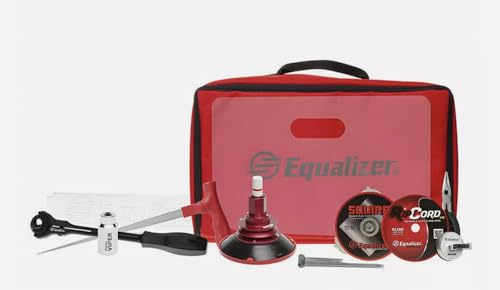 Equalizer Industries Equalizer Viper Deluxe Kit, Windshield Cord and Wire Cut Out Removal Tool, Car Quarter Glass Removal.