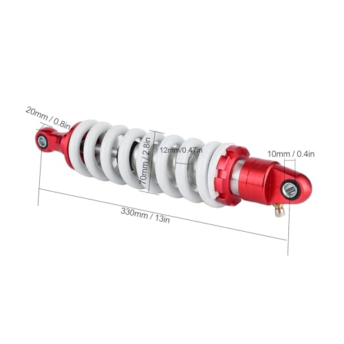330mm Quick Strut i montaż sprężyny śrubowej Regulacja amortyzatora Amortyzator tylny bagażnik sprężynowy do Pit Quad Dirt Bike ATV
