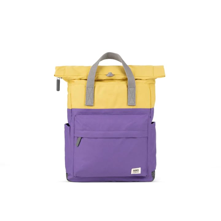 Roka LondonCreative Waste Canfield B Medium Recycled Canvas (Purple/Bamboo, Medium)