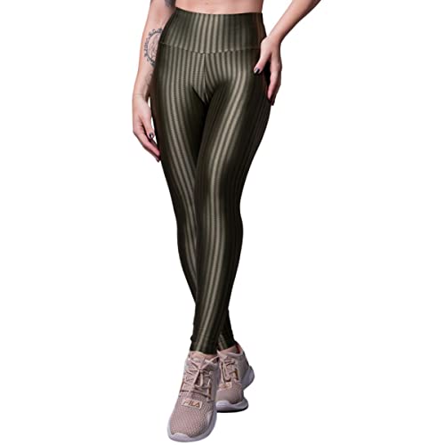 Calça Legging Bella Fiore New Zig Feminina Poliamida Academia Mal...