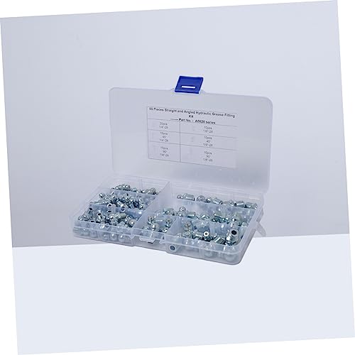 Kit de graisseurs en boîte plastique Mobestech avec embouts droits et coudés - 5