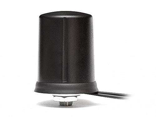 Alda PQ Antenne pour Montage par vis pour 4G (LTE), 3G (UMTS), 2G (GSM), Galileo E1, Glonass, GPS, avec SMA/M Prise et 27cm câble 2,2 dBi Gain Cover