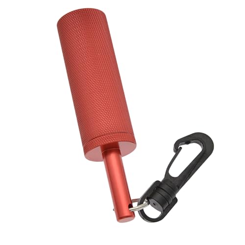 Campana de señal para hacer ruido y puntero de buceo de aluminio con clip 7