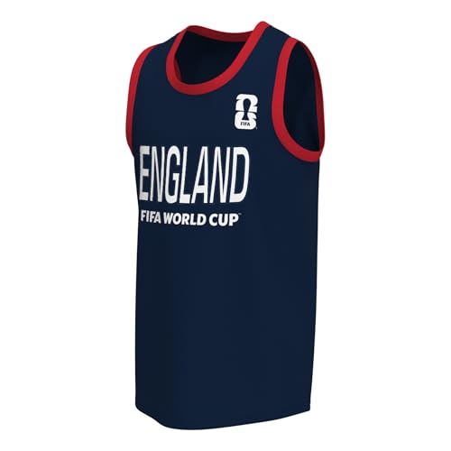 Outerstuff FIFA World Cup 2026 Mens Sleeveless V-Neck Basketball Jersey England X-Large