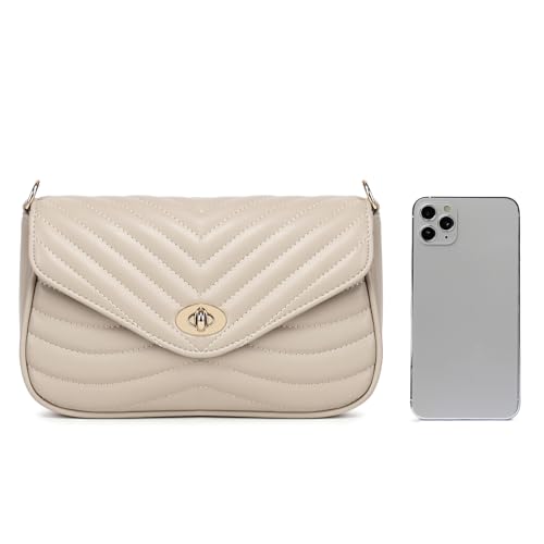 Image of JEEHAN Quilted Crossbody Bags for women Designer Shoulder Handbags Small Purse