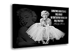 SpiritualHands - Marilyn Monroe Wall Art Canvas & Poster, Trendy Wall Decor, Girly Makeup Room Decor, Framed Vintage Wall Art , Vogue Poster, Art & Room Posters, Chanel Pictures Wall Decor for Bedroom (Marilyn Monroe Fall Together Quote, 8' x 12' - Ready to Hang)
