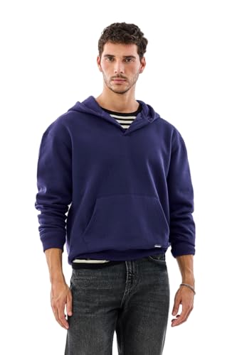 Image of SNITCH Men Casual Hoodie| Oversized Fit Hooded Neckline with Graphic Print & Long Sleeve| Soft Cotton-Polyester Blend for Daily Winter Wear & Streetwear