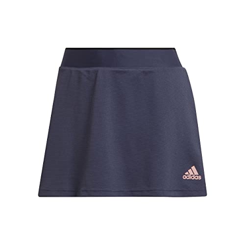 adidas Womens Skirt Club Tennis Skirt, Shadow Navy/Wonder Mauve, HE2975, Size M