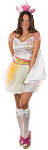 Brandsseller Damen Kostüm Einhorn Verkleidung Karneval Party Fasching Junggesellinnenabschied S/M