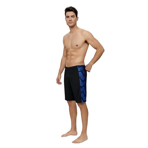 Image of LIMEE Men's Swimming Shorts | Quick Dry Stretch Swim Trunks with Drawstring | Lightweight Breathable Beach Wear, Pool, Gym & Running Shorts