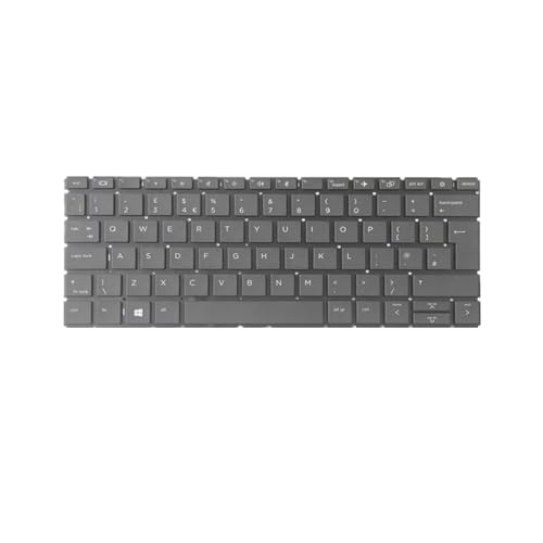 Teclado de laptop para HP ProBook 430 G8 solucione teclas gastadas con este repuesto negro UK