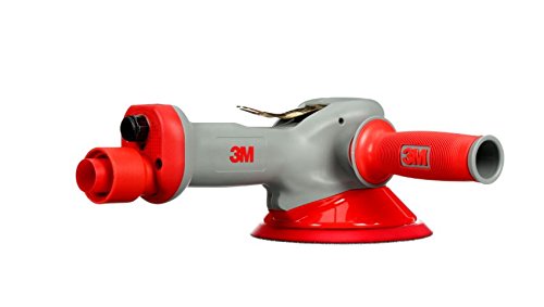 3M Elite Self-Generated Vacuum Random Orbital Sander, 2-Hand, 6 in, 3/8 in Orbit, Coating Cut Cutting Angle Flute