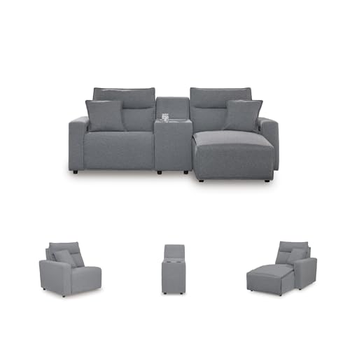Image of Signature Design by Ashley Power Reclining Sectional with Chaise