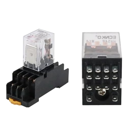 Relais de bobine DPDT MY4P HH54P pour la domotique et tableau 220V
