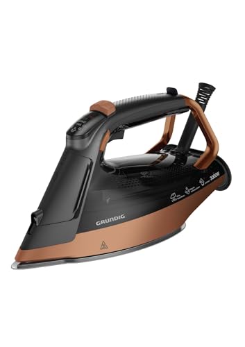 GRUNDIG SI 8050 Fer à repasser vapeur 3000 W, capteur de mouvement SteamSense, 280 g/min. coup de vapeur, capteur de mouvement...