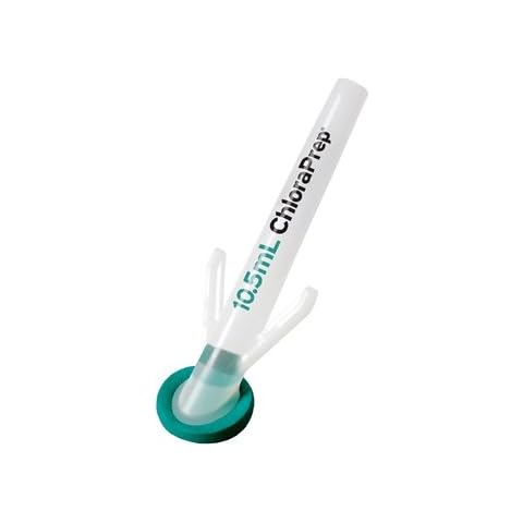 CareFusion 260725 ChloraPrep 10.5 ml. w/ Scrub Teal Tint, Box of 25 Cover