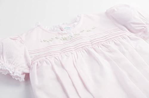 Feltman Brothers Infant Girls Pink Bubble Outfit Lace Trim2