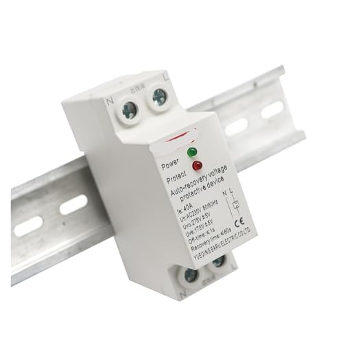 Relé de protección contra sobretensión y subtensión 1P+N 230V con reconexión automática de 63A 5