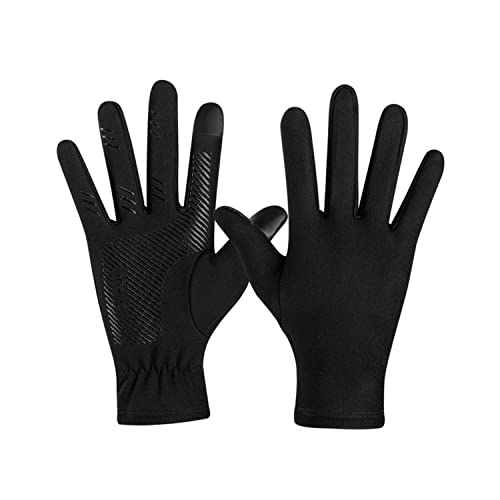 PFLYPF 1 par de Guantes para Pantalla táctil, Guantes Gruesos y cálidos en Invierno, Guantes Antideslizantes para Pantalla táctil, Guantes a Prueba de Viento para Deportes al Aire Libre. (M)