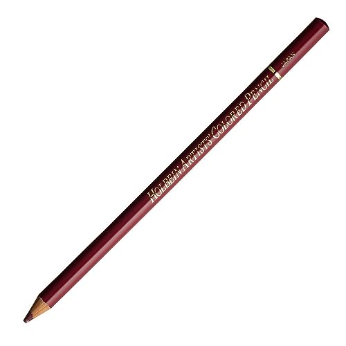 Lápiz de colores Holbein OP rojo vino ideal para ilustración botánica y bellas artes -60