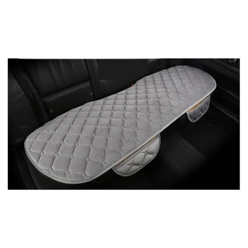 Couverture de siège automobile en peluche grise de qualité universelle supérieure