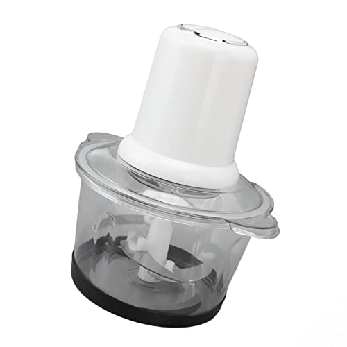 Small Food Processor, Quick Chopping Mixing Dishwasher Safe Part Eu Plug 220V Detachable 350W Electric Meat Chopper For Vegetables For Garlic (White) #TOP3