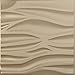 Ekena Millwork 19 5/8"W x 19 5/8"H Serina EnduraWall Decorative 3D Wall Panel, Metallic Champagne Mist (Covers 2.67 Sq. Ft.