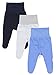TupTam Baby Jungen Strampelhose mit Fuß 3er Pack, Farbe: Farbenmix 1, Größe: 62