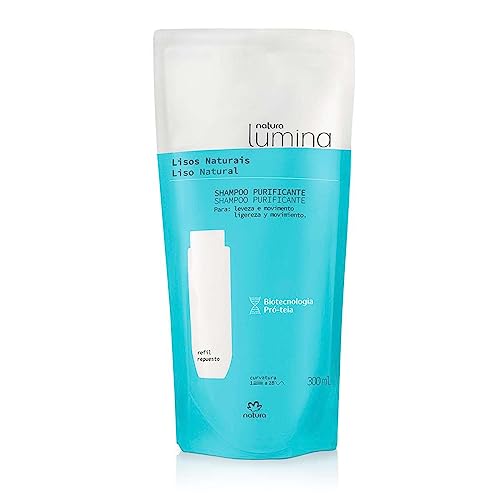 NATURA LUMINA SHAMPOO CABELOS LISOS REFIL 300ML