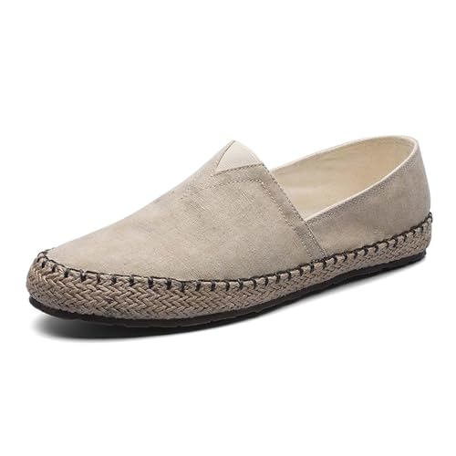 Zapato casual hombre de lona estilo pescador informal para vacaciones