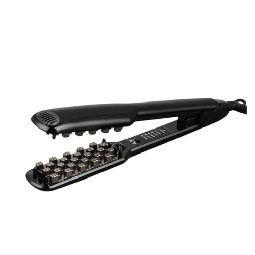 Plancha rizadora profesional para cabello 3D negra miniatura 1