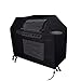 Xiliy Funda para Barbacoa Impermeable Funda de Protector para Barbacoa Cubierta para Barbacoa Gas Negro Oxford Polyester (145 X 61 X 117cm)