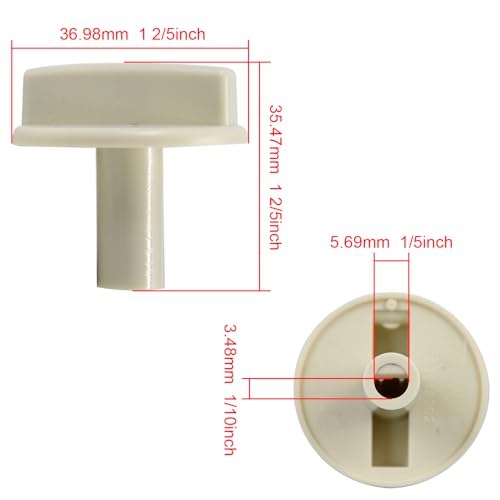 image for Galloparts 63818002 Temp Control Knob Compatible with Wall Heater TPI6